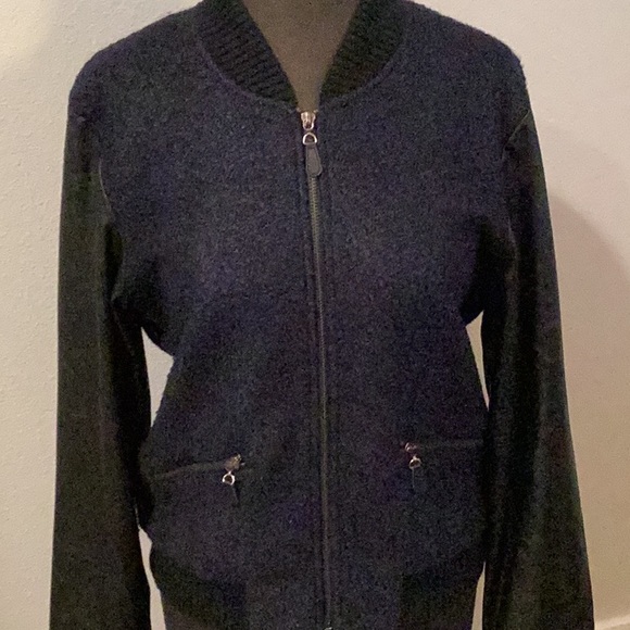 Sawyer Ponte Top with Vegan Leather Sleeves main image 1